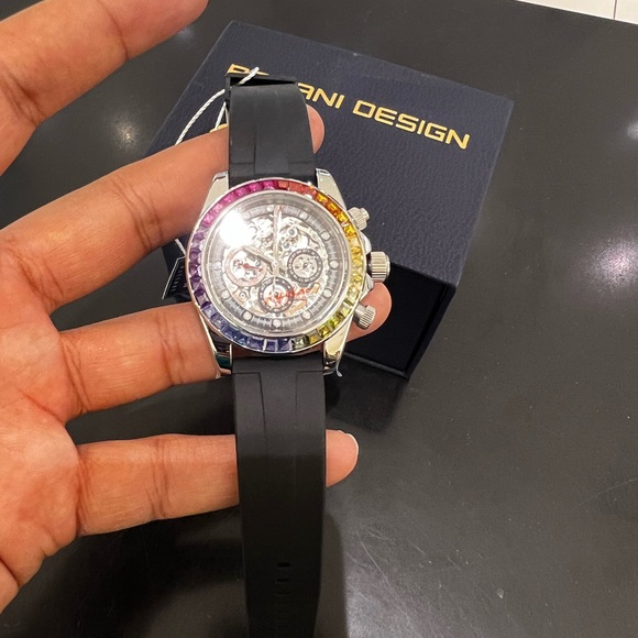 Pagani design automatic rubber strap watch mens - Picture 5 of 12